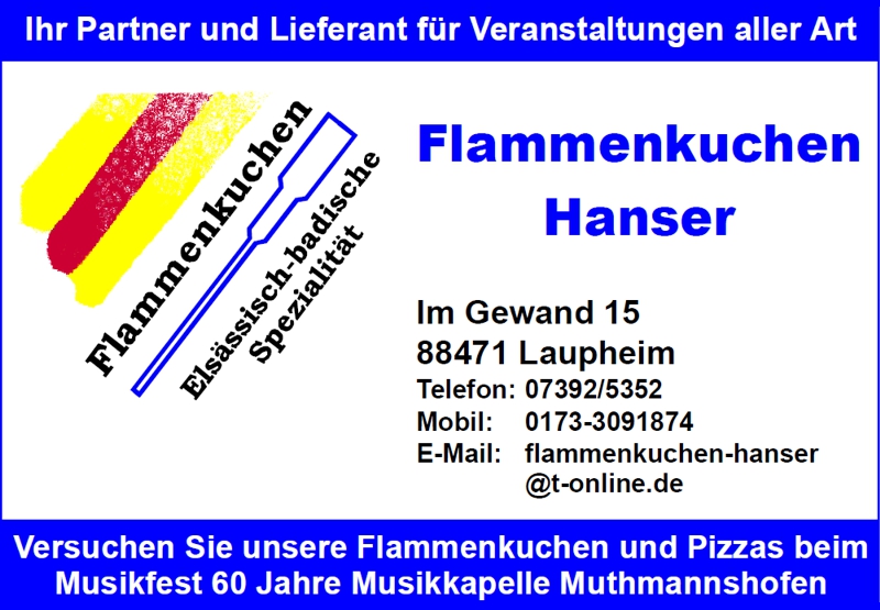 Flammenkuchen Hanser